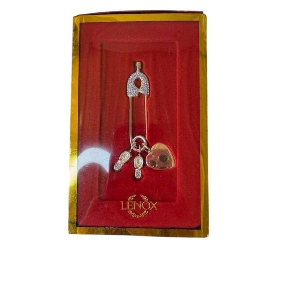 Lenox Silver-Plated Baby Jewels Holiday Boy Ornament With Charms - Picture 1 of 7